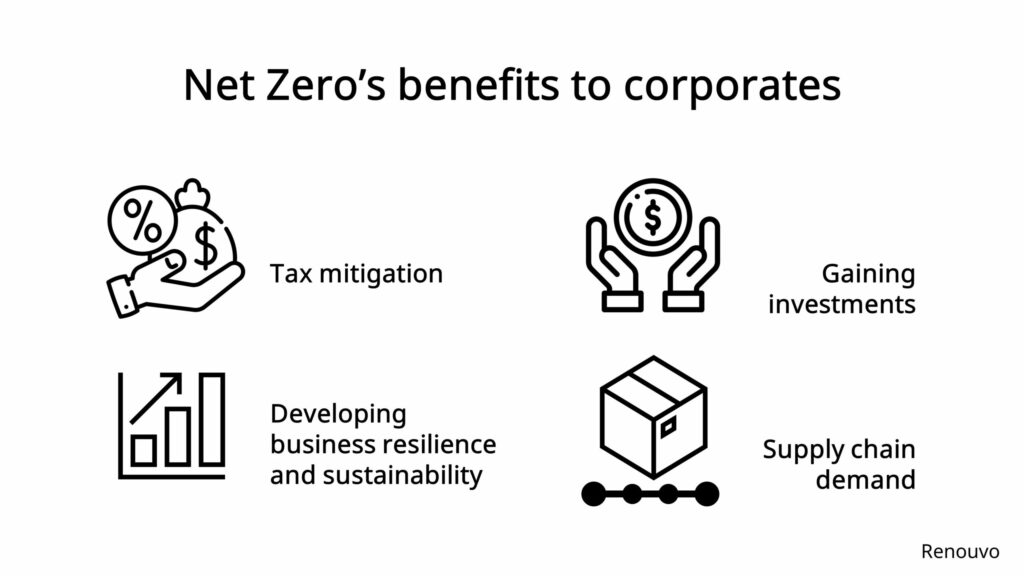 Net Zero’s benefits to corporates